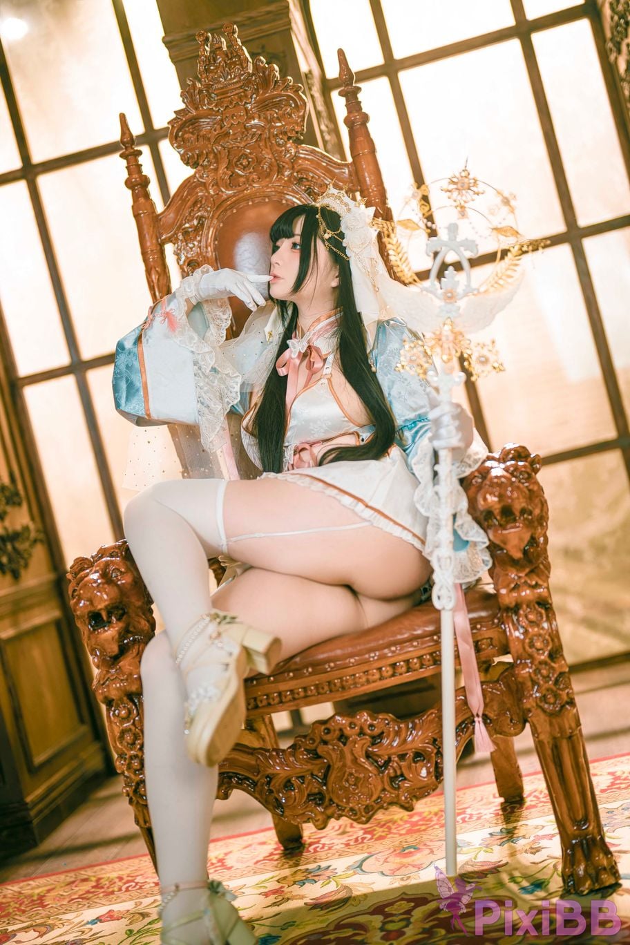 Coser Raku Lily White PixiBB.COM 010