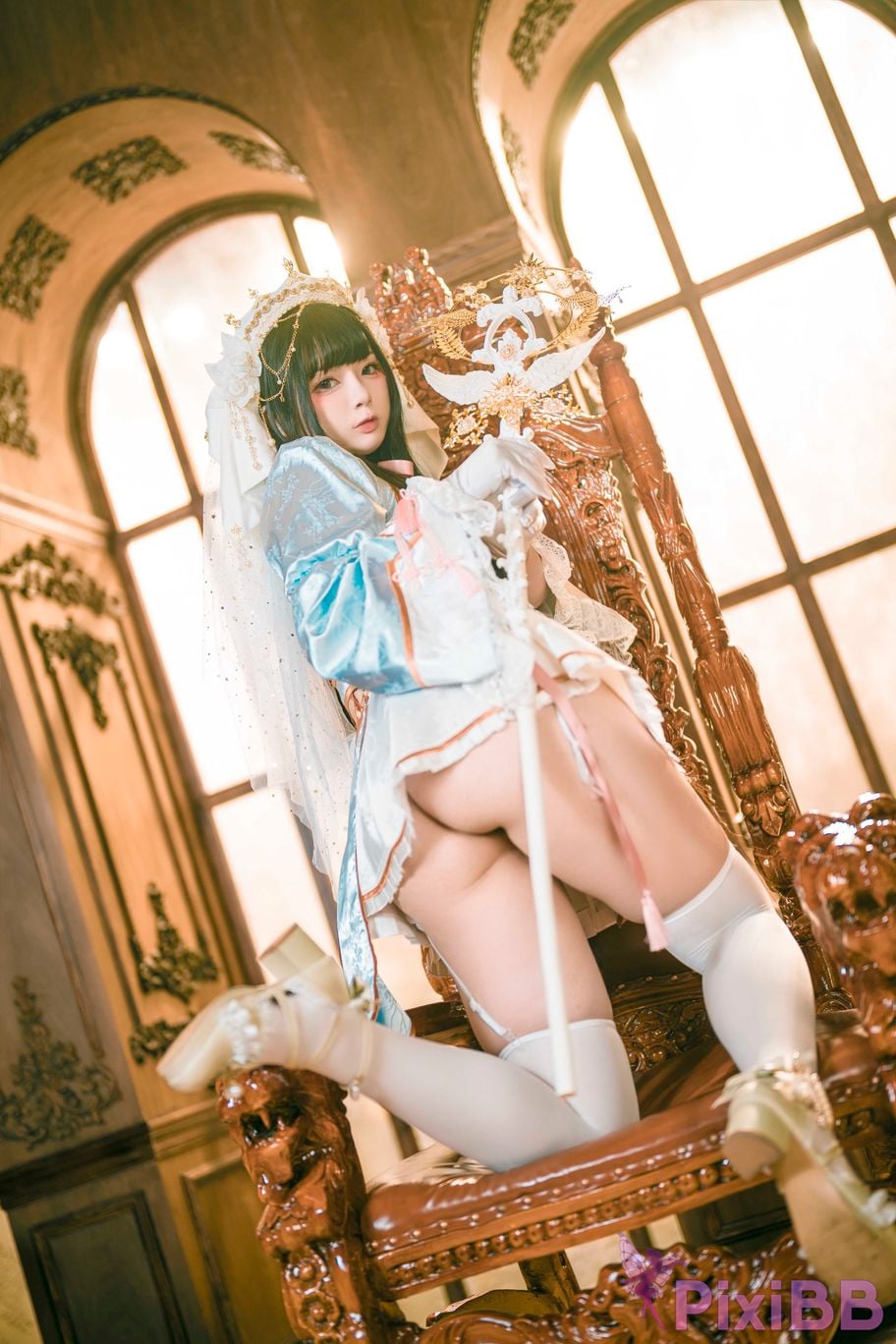 Coser Raku Lily White PixiBB.COM 012