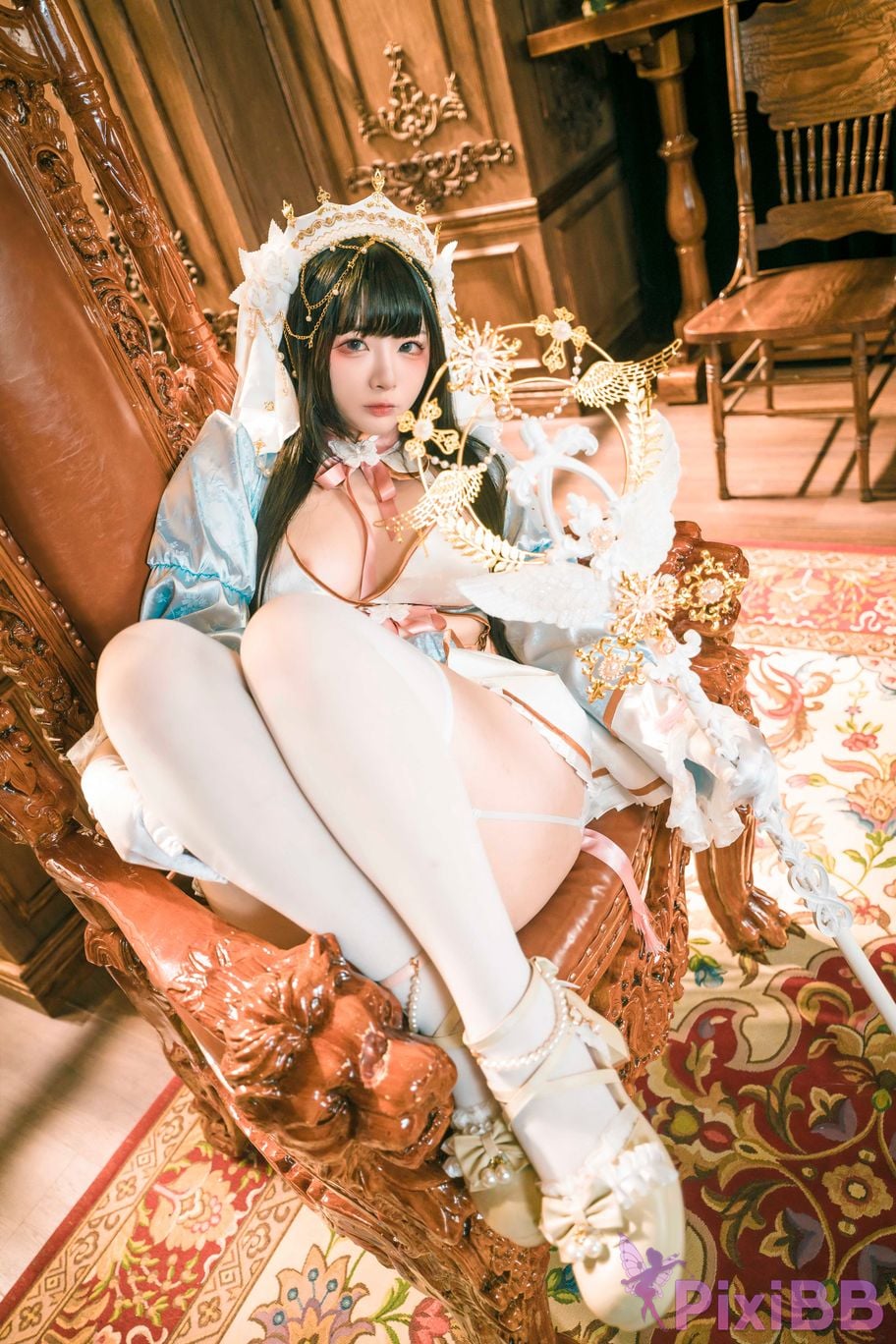 Coser Raku Lily White PixiBB.COM 016