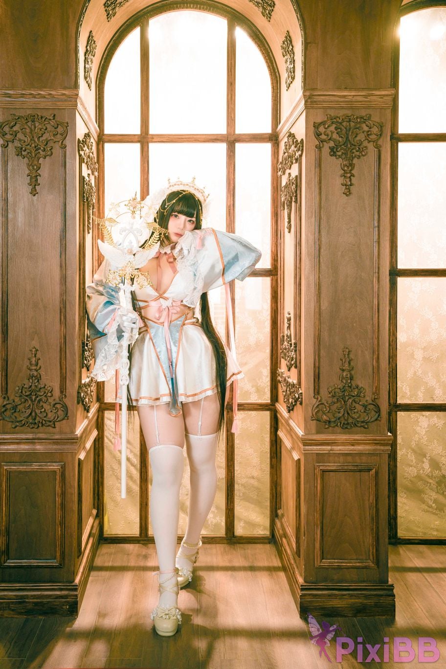 Coser Raku Lily White PixiBB.COM 018