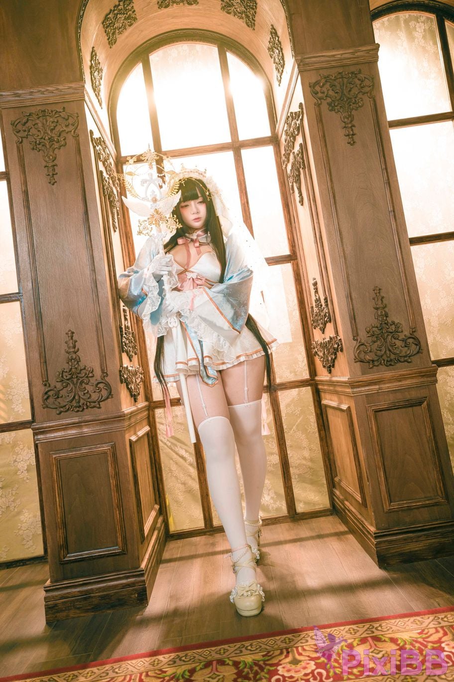 Coser Raku Lily White PixiBB.COM 019