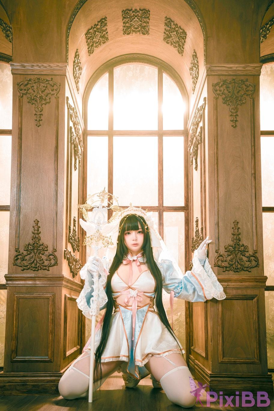 Coser Raku Lily White PixiBB.COM 020