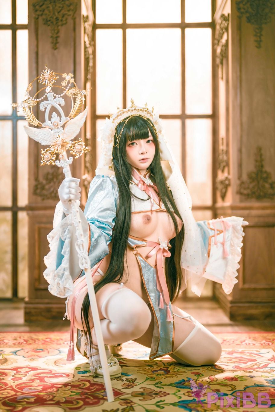 Coser Raku Lily White PixiBB.COM 024