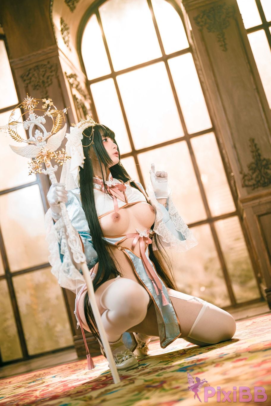 Coser Raku Lily White PixiBB.COM 025