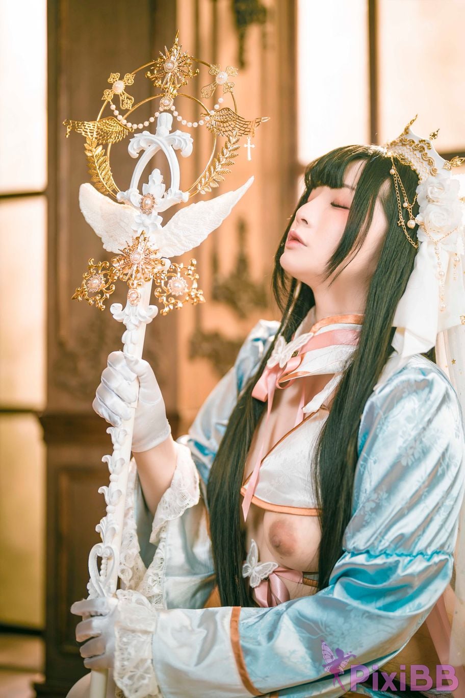 Coser Raku Lily White PixiBB.COM 047