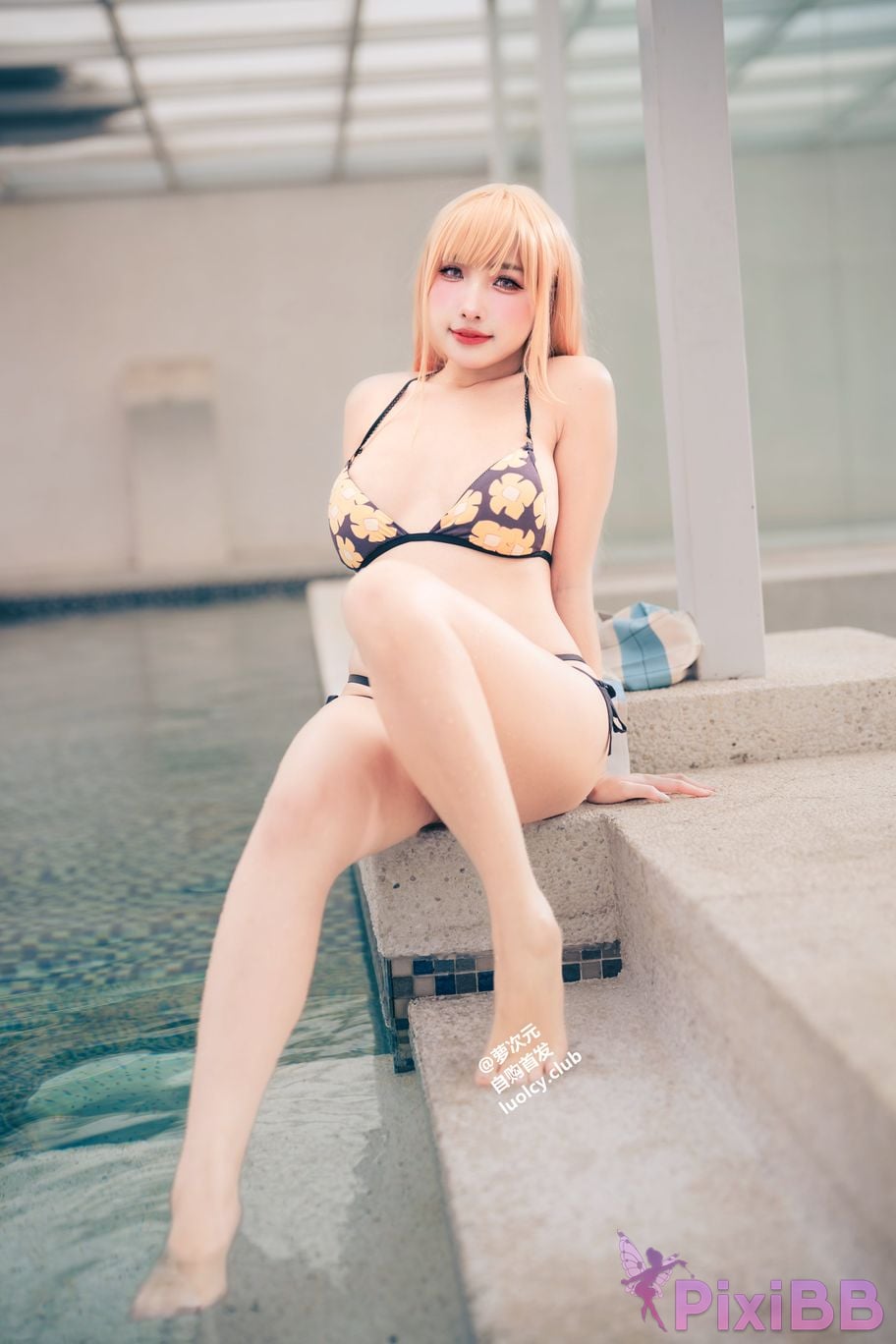 Cosplayer Mumu Momo 8K Marin sea dream Ver. yong zhuang PixiBB.COM 006