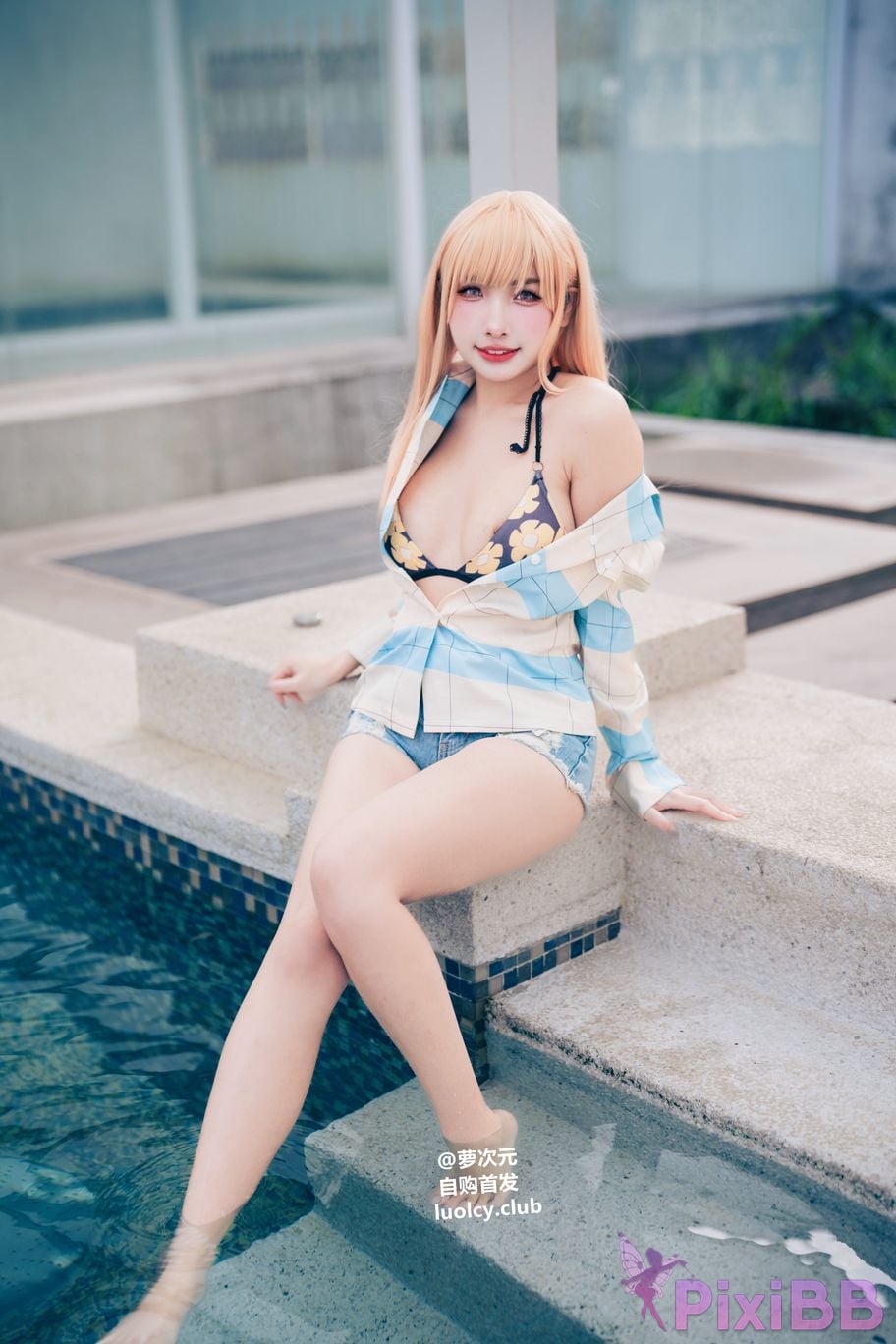 Cosplayer Mumu Momo 8K Marin sea dream Ver. yong zhuang PixiBB.COM 041