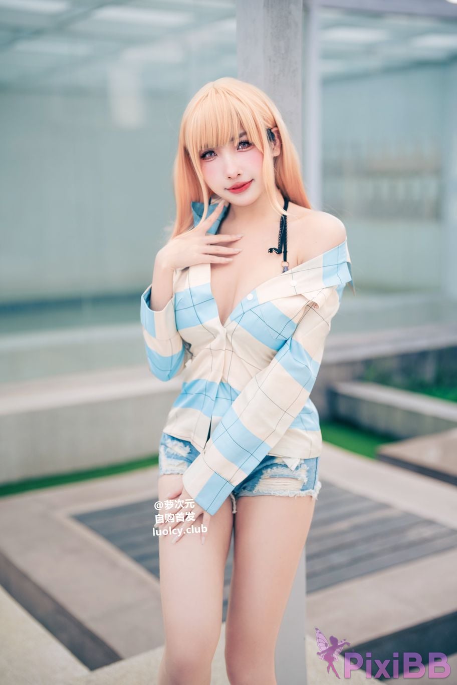 Cosplayer Mumu Momo 8K Marin sea dream Ver. yong zhuang PixiBB.COM 042