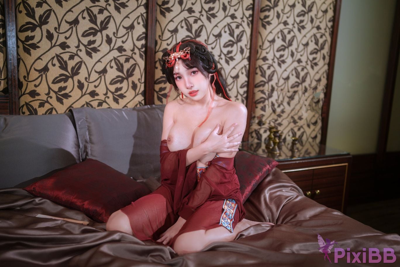 Cosplay Mu Momo Yue Yuan Zhi Ye PixiBB.COM 056
