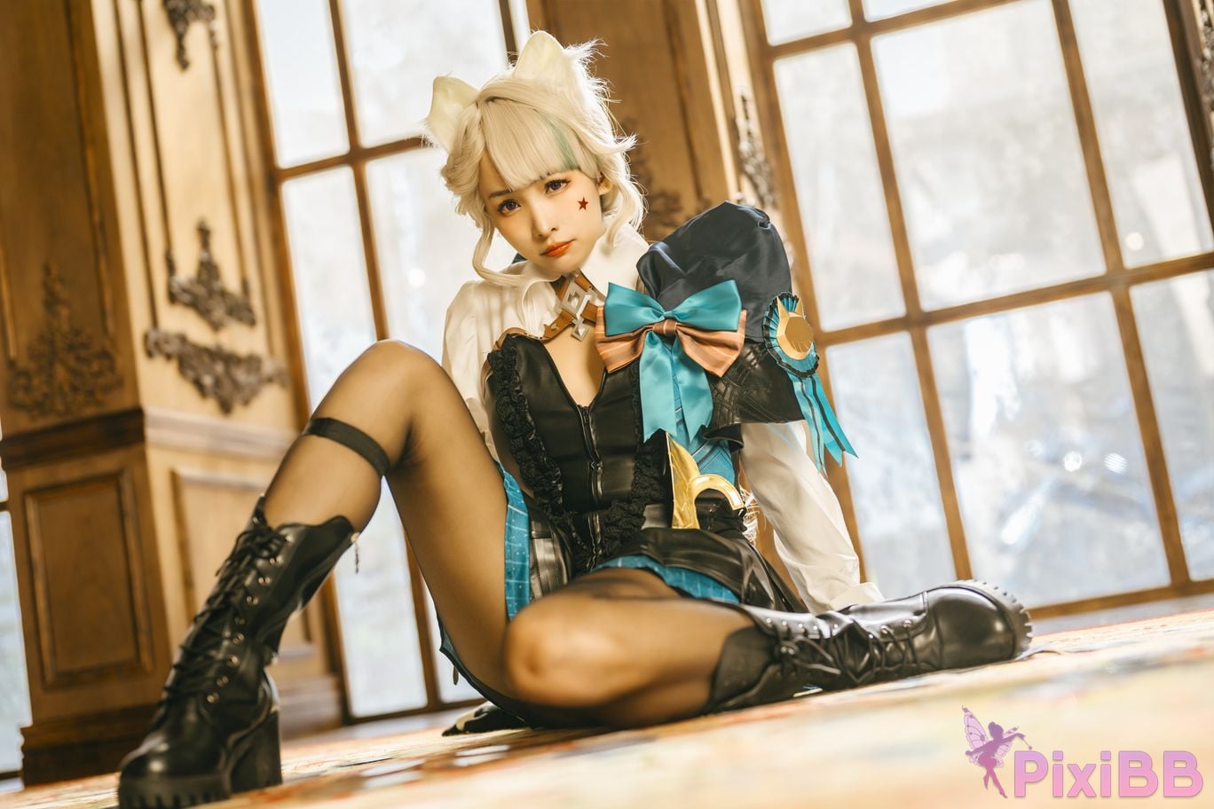 Cosplay Momo Genshin Lynettes Porn Magic Indoor PixiBB.COM 003