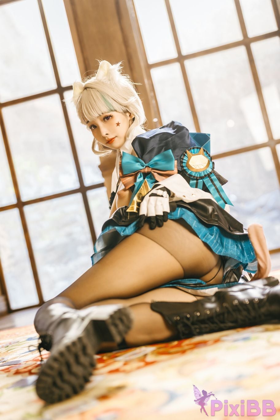 Cosplay Momo Genshin Lynettes Porn Magic Indoor PixiBB.COM 013