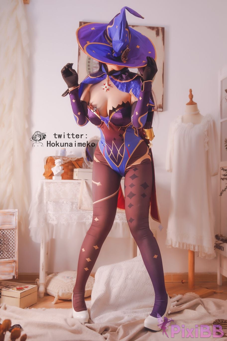 Coser Hokunaimeko Mona Megistus Genshin Impact PixiBB.COM 001