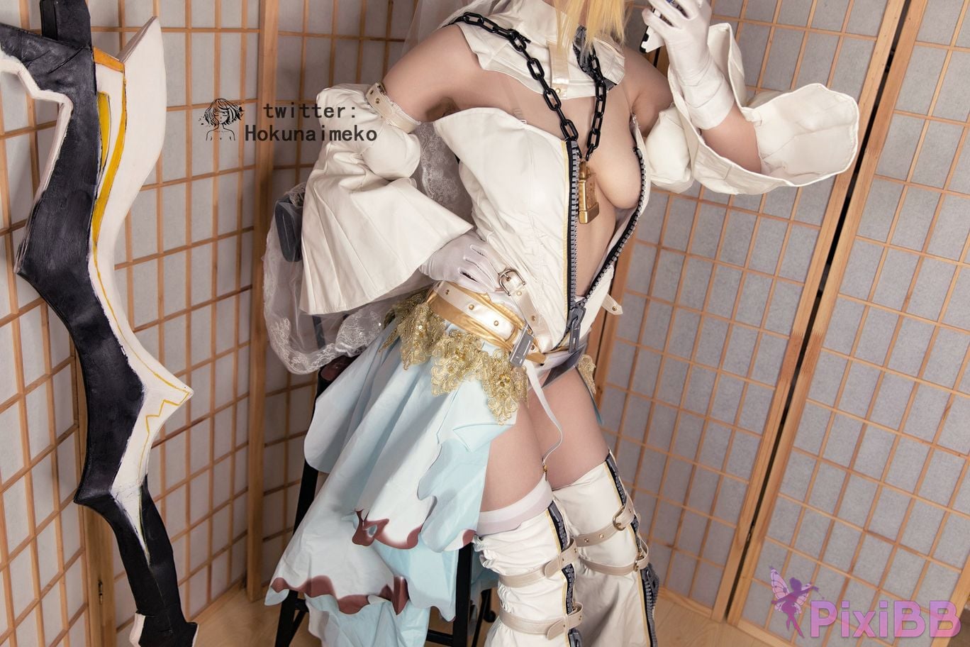 Coser Hokunaimeko Nero Bride Selfie Collection PixiBB.COM 002