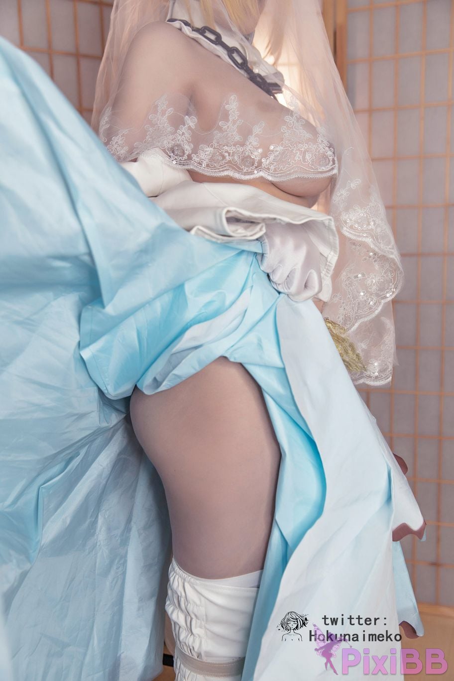 Coser Hokunaimeko Nero Bride Selfie Collection PixiBB.COM 040