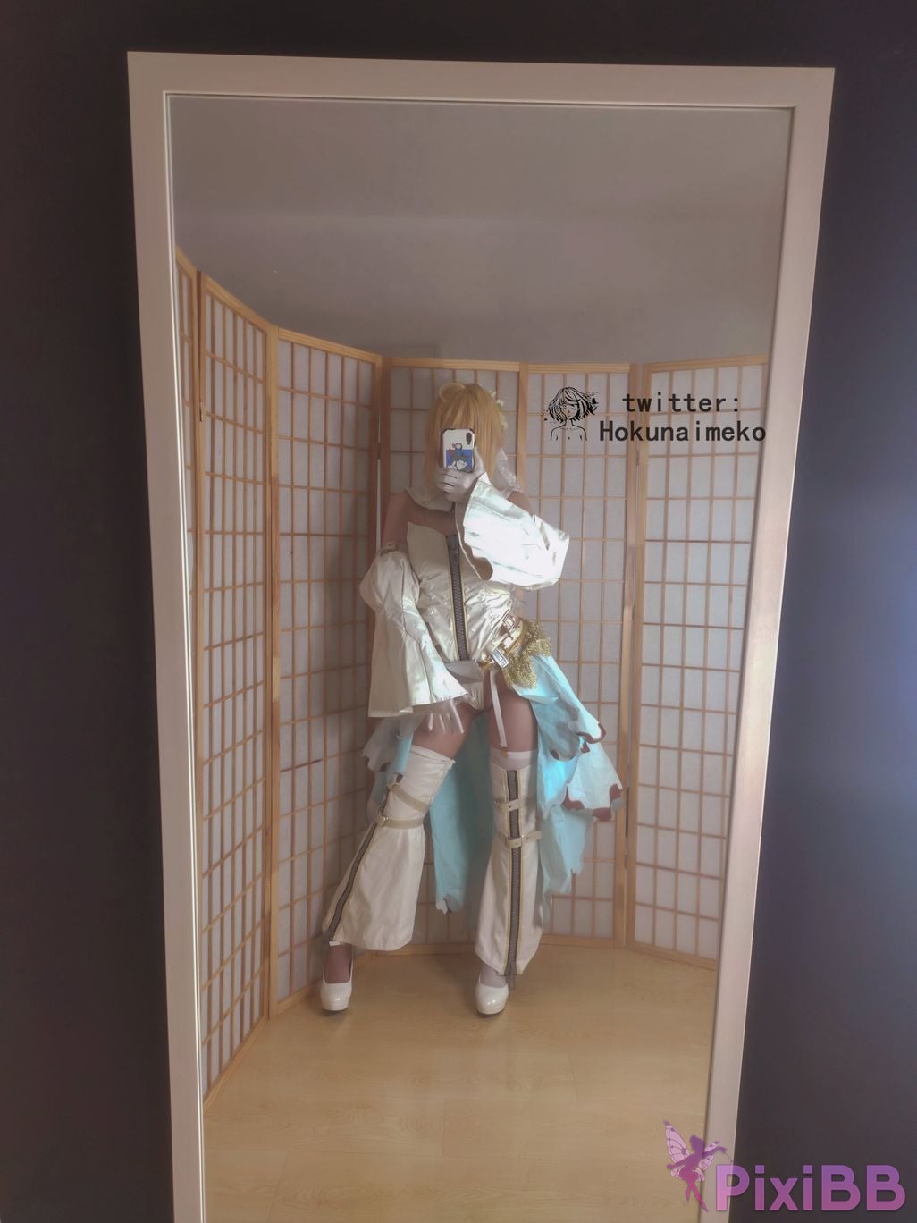 Coser Hokunaimeko Nero Bride Selfie Collection PixiBB.COM 049