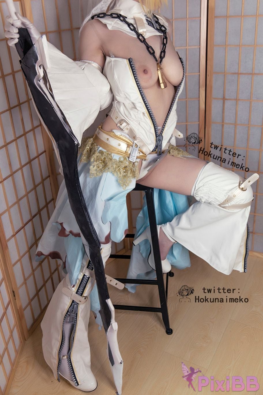 Coser Hokunaimeko Nero Bride Selfie Collection PixiBB.COM 056