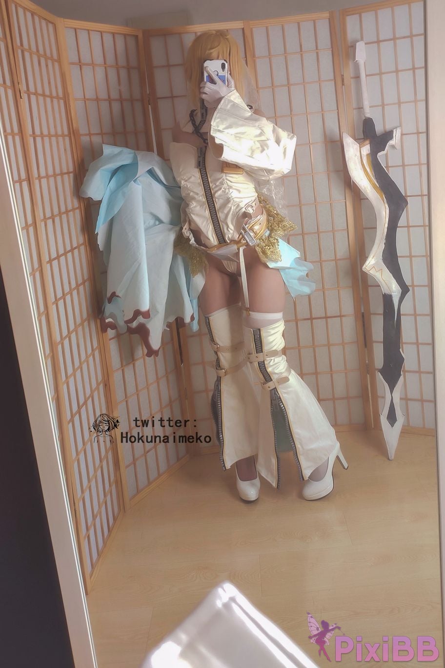 Coser Hokunaimeko Nero Bride Selfie Collection PixiBB.COM 062