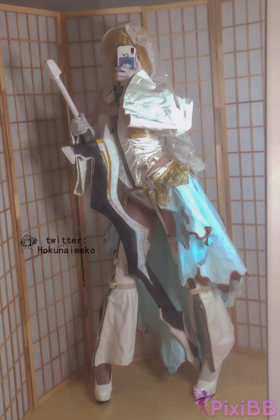 Coser Hokunaimeko Nero Bride Selfie Collection PixiBB.COM 064