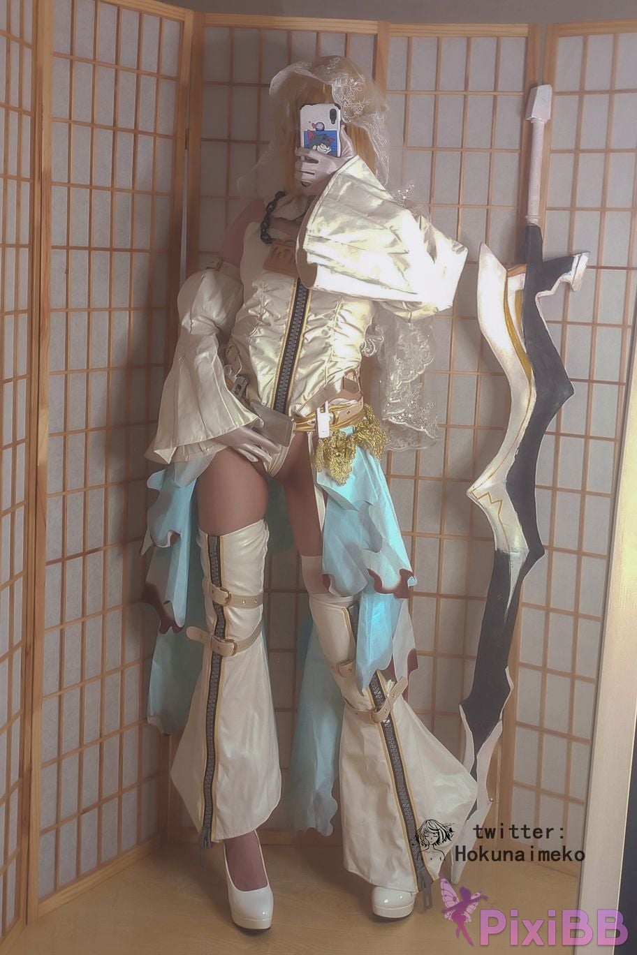 Coser Hokunaimeko Nero Bride Selfie Collection PixiBB.COM 066