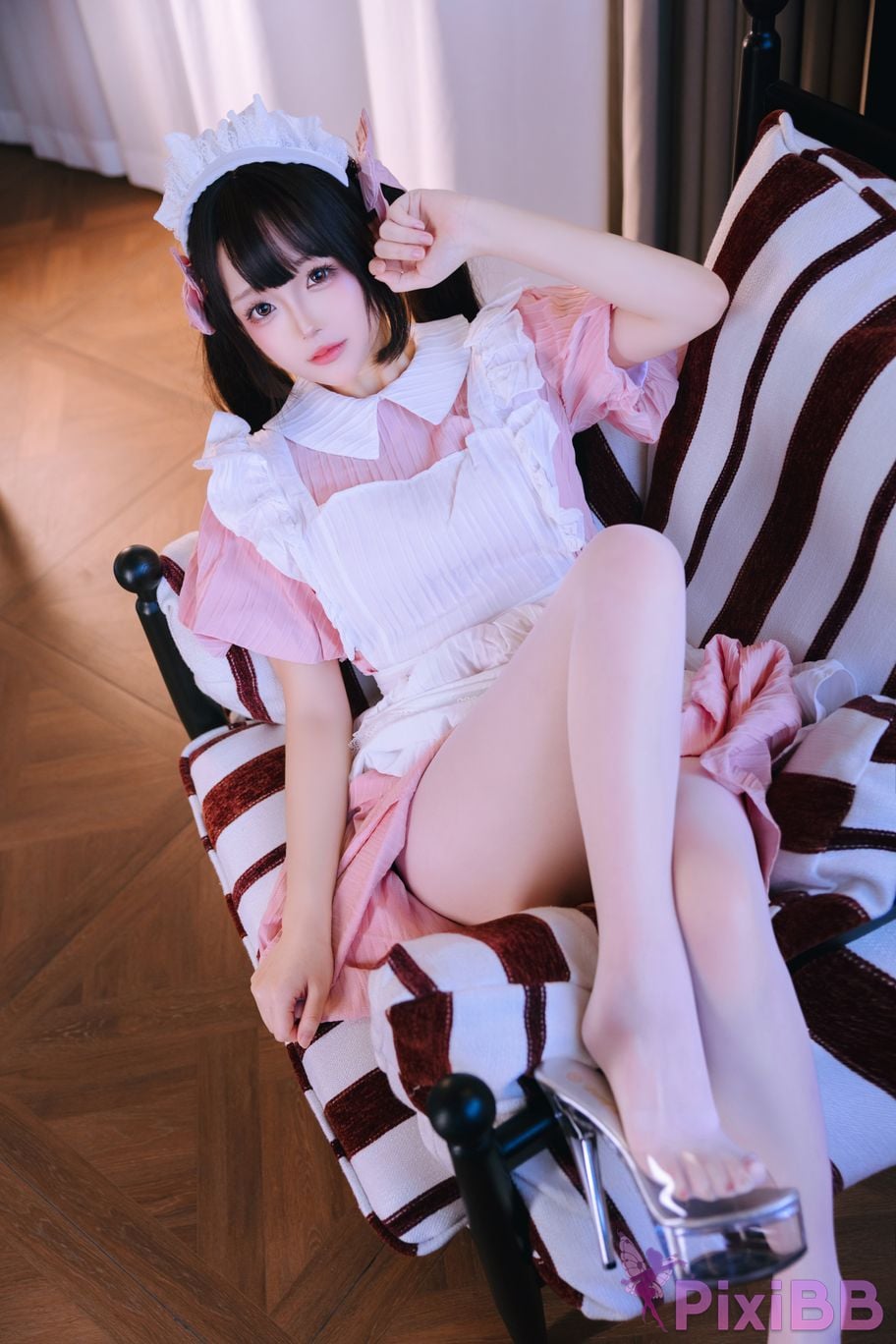 Cosplayer Hinajiao trainee maid PixiBB.COM 020