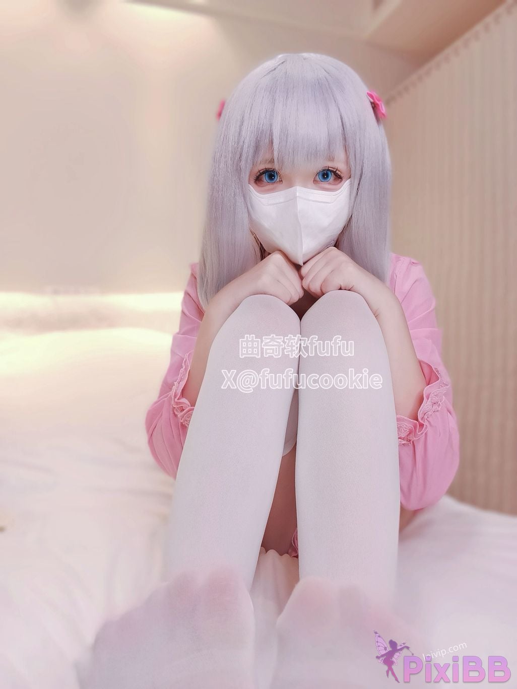 Cosplayer Cookie soft fufu Sagiri Izumi PixiBB.COM 001