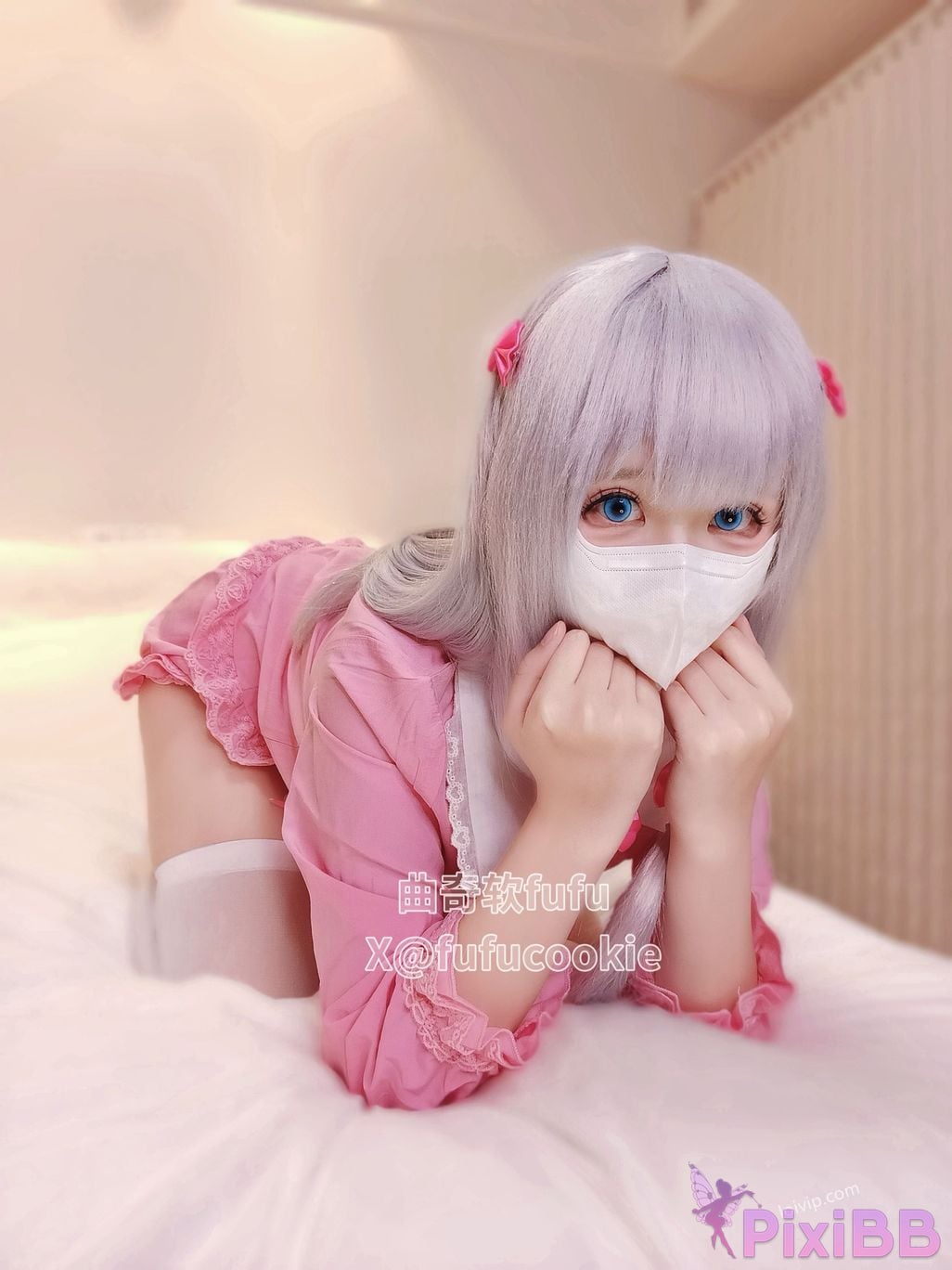 Cosplayer Cookie soft fufu Sagiri Izumi PixiBB.COM 005
