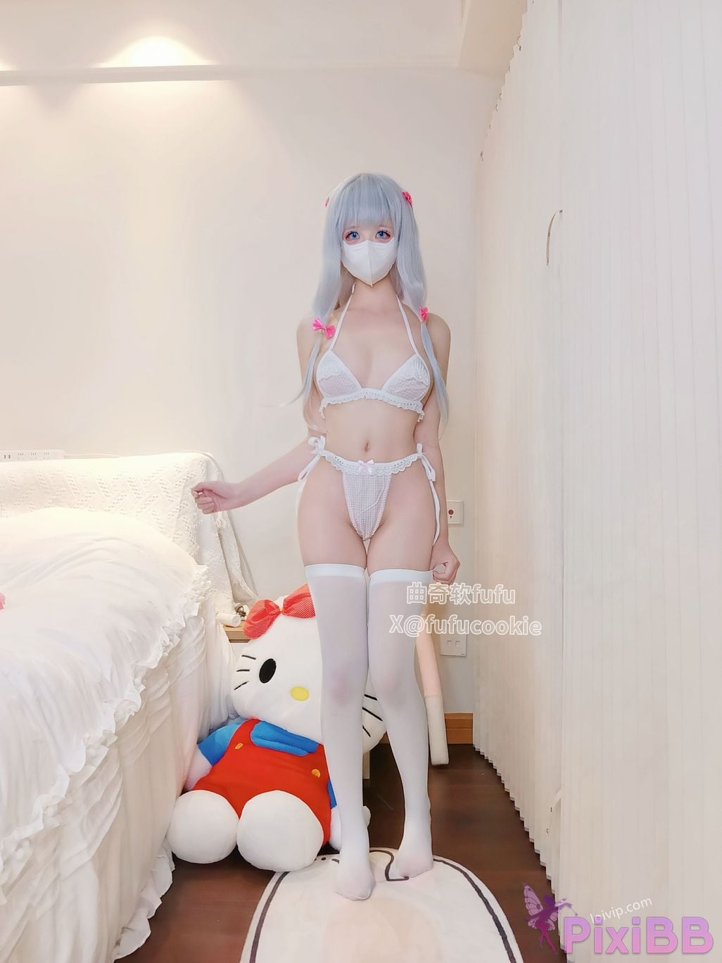 Cosplayer Cookie soft fufu Sagiri Izumi PixiBB.COM 008