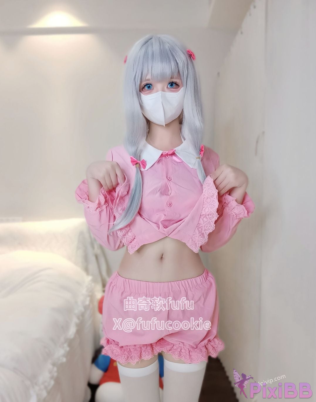 Cosplayer Cookie soft fufu Sagiri Izumi PixiBB.COM 014