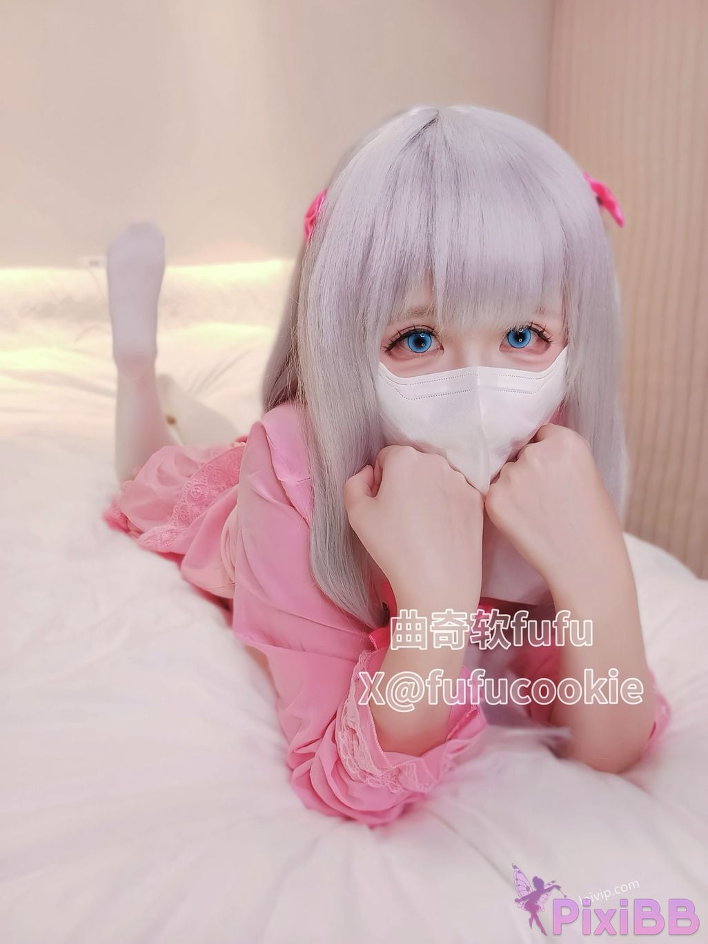 Cosplayer Cookie soft fufu Sagiri Izumi PixiBB.COM 017