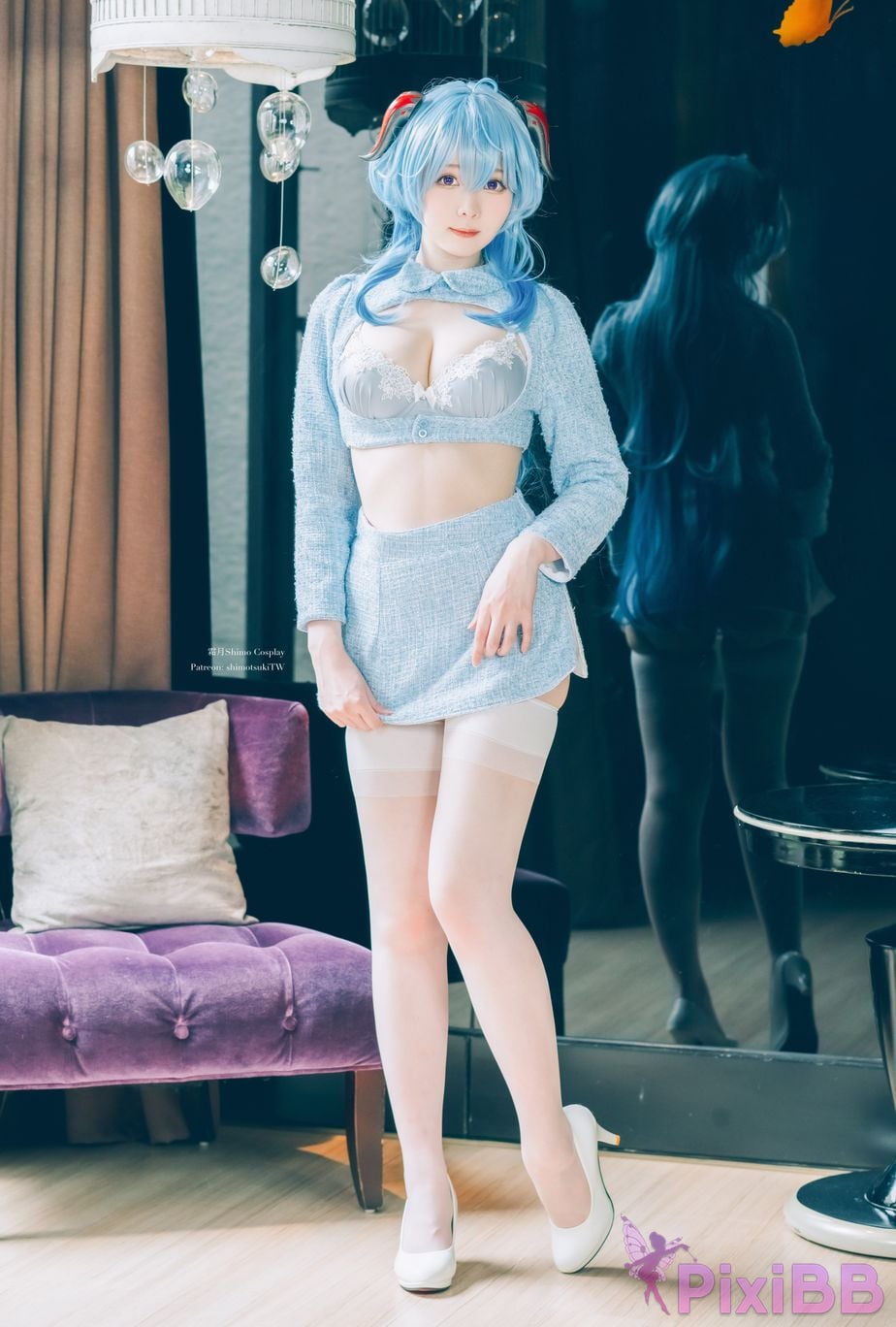 Cosplayer Shimotsuki shimo Ganyu lingerie PixiBB.COM 012