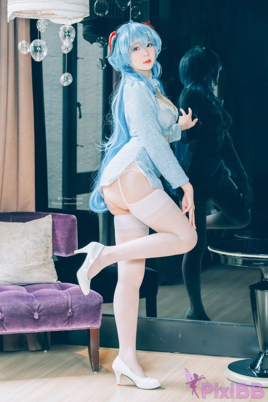 Cosplayer Shimotsuki shimo Ganyu lingerie PixiBB.COM 014