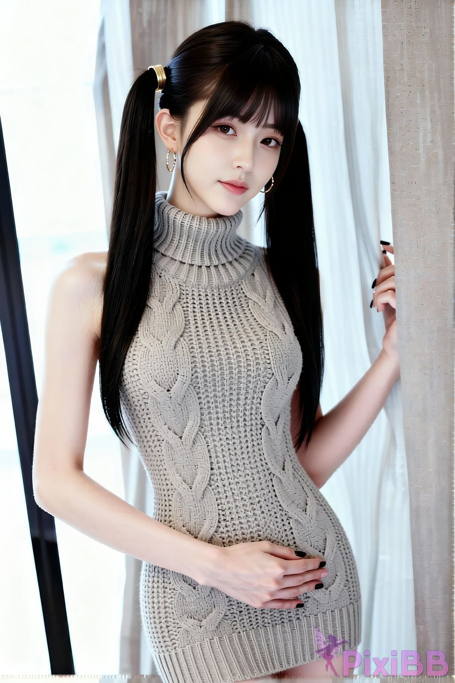AIGirl pomelo knitted skirt PixiBB.COM 021
