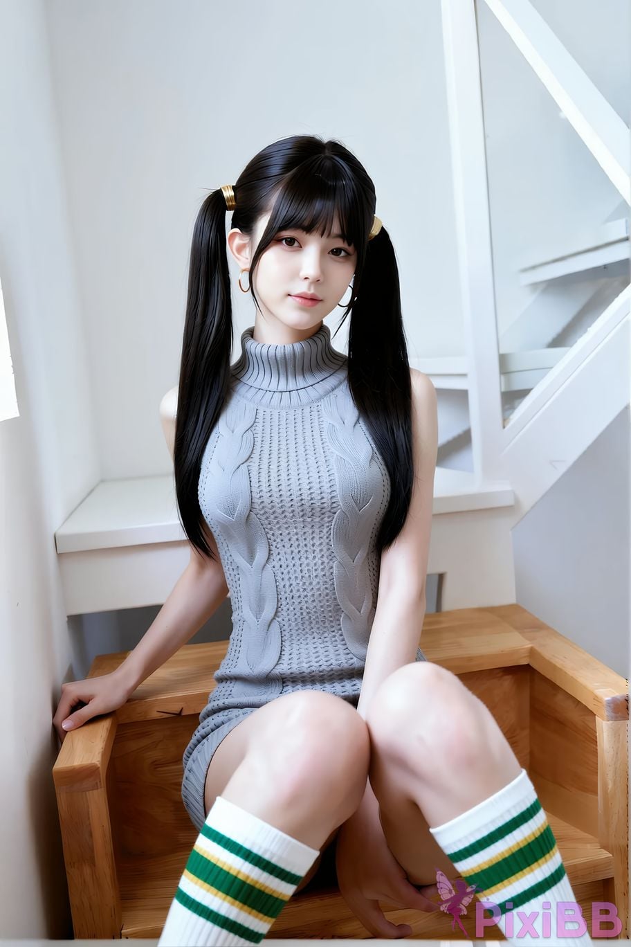 AIGirl pomelo knitted skirt PixiBB.COM 040