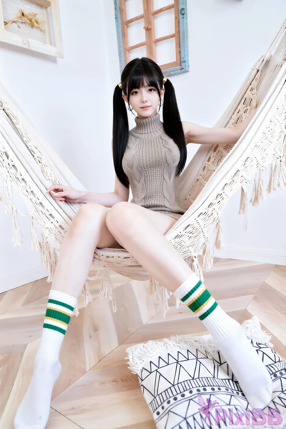 AIGirl pomelo knitted skirt PixiBB.COM 046