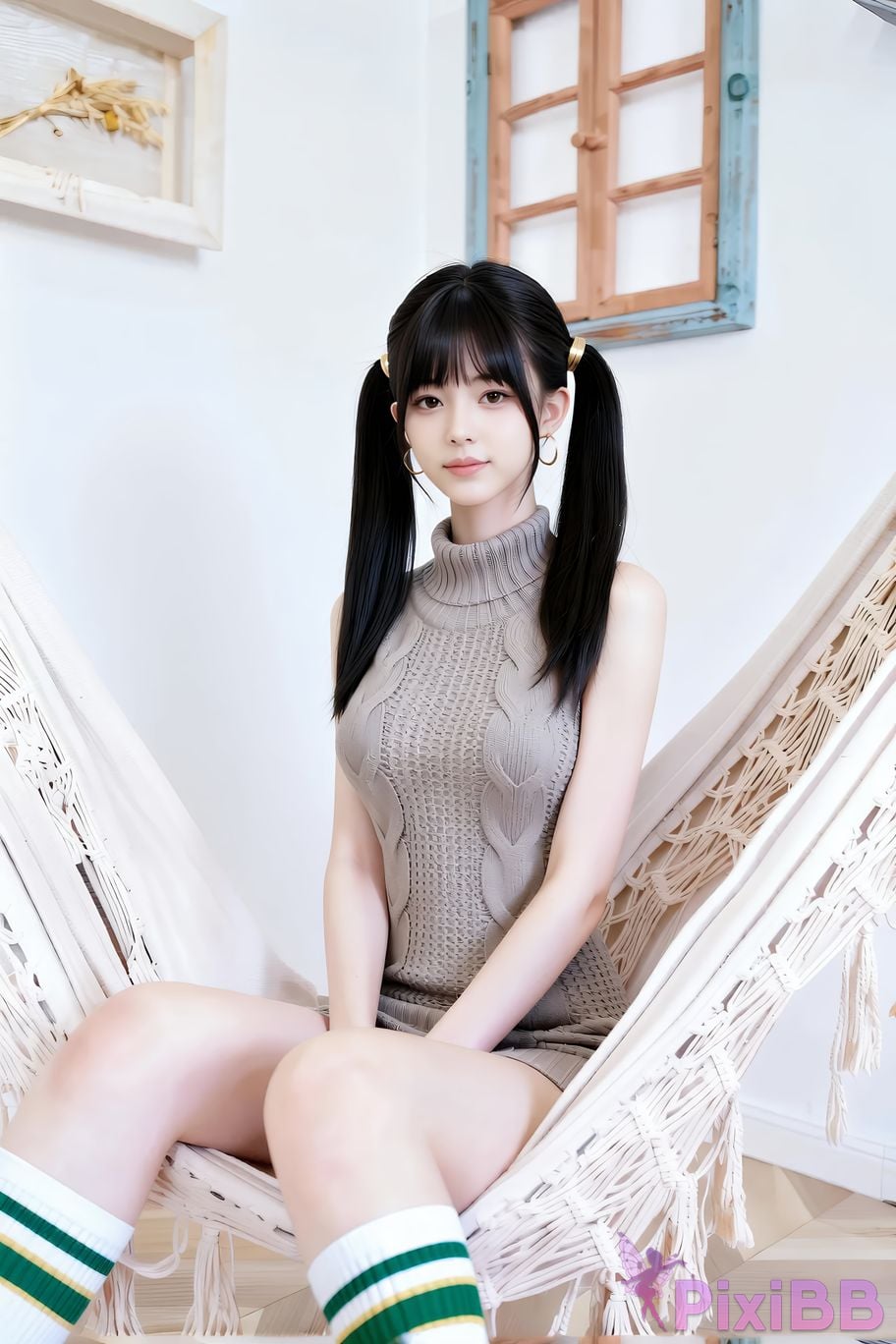 AIGirl pomelo knitted skirt PixiBB.COM 049