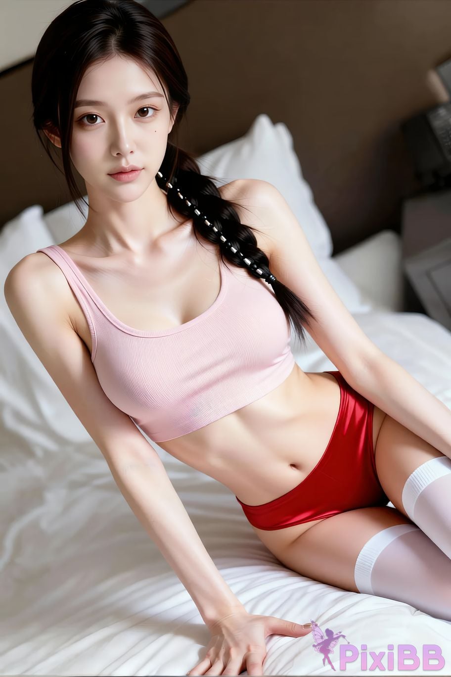 AIGirl Senior Sister Xilei pink bra PixiBB.COM 060