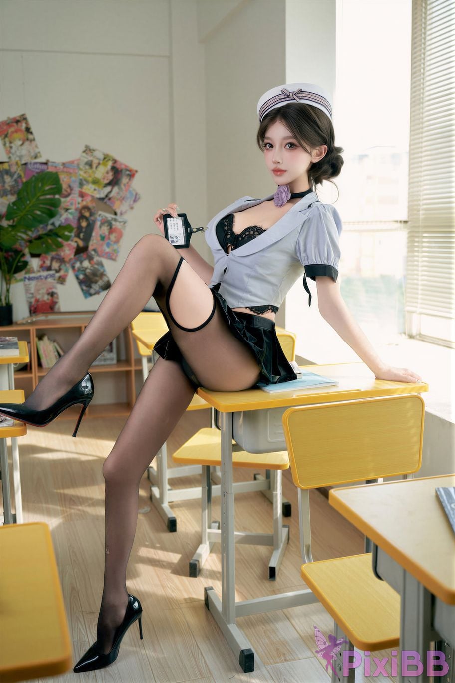 Cosplayer Expired rice noodles Sese senior sister PixiBB.COM 003