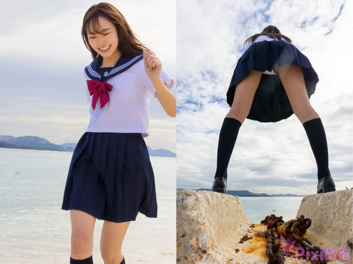 Japanese Idol Y uh Rukawa Yu Gravure photo book Embraced by the wind of beautiful waves PixiBB.COM 003