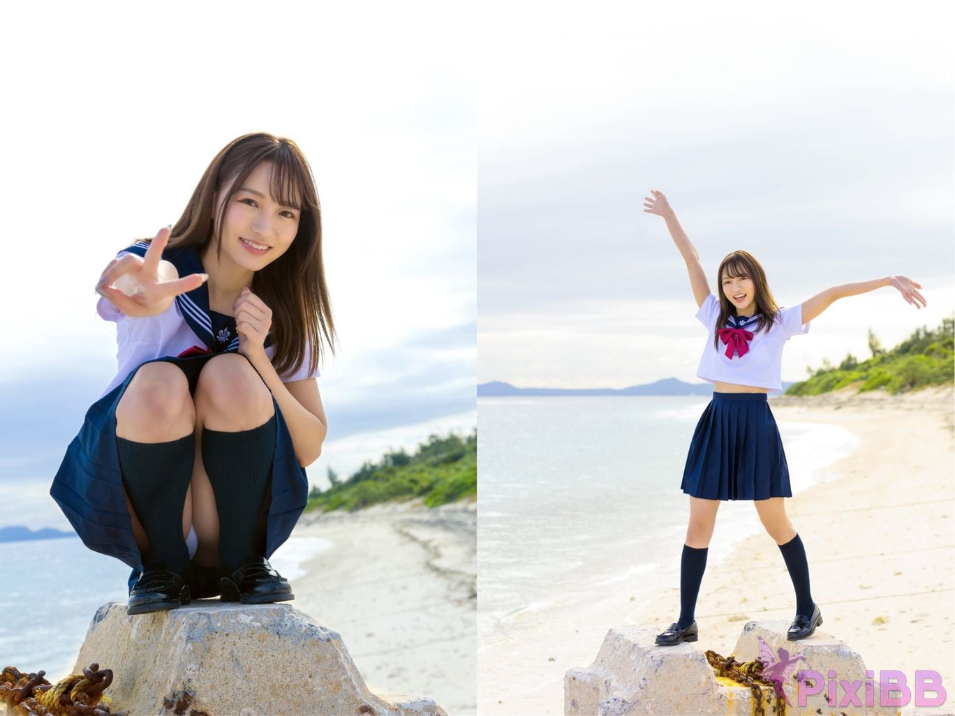 Japanese Idol Y uh Rukawa Yu Gravure photo book Embraced by the wind of beautiful waves PixiBB.COM 004