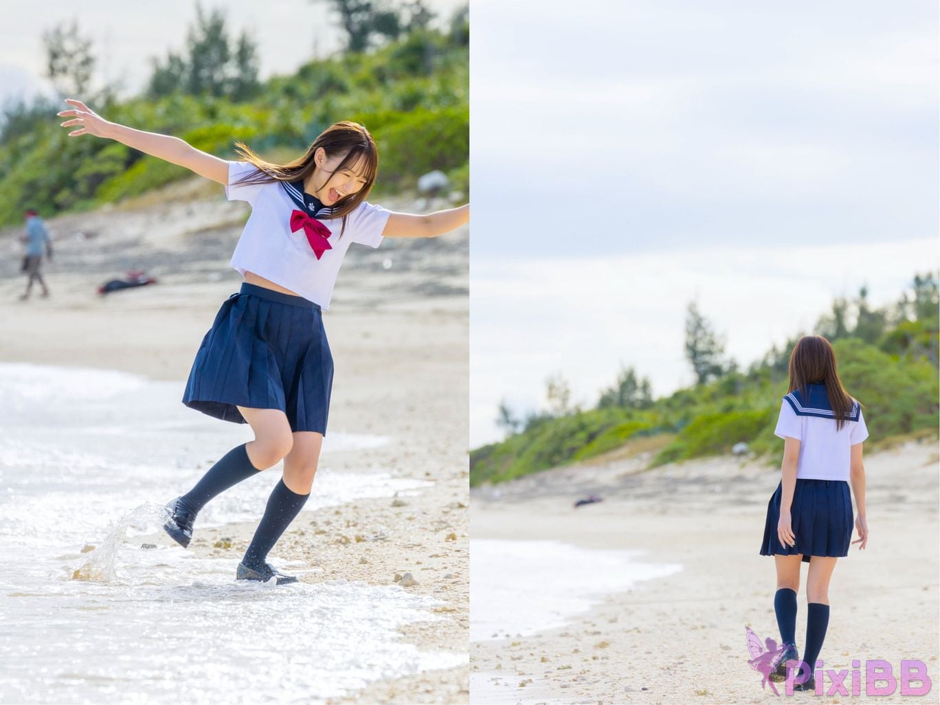 Japanese Idol Y uh Rukawa Yu Gravure photo book Embraced by the wind of beautiful waves PixiBB.COM 005