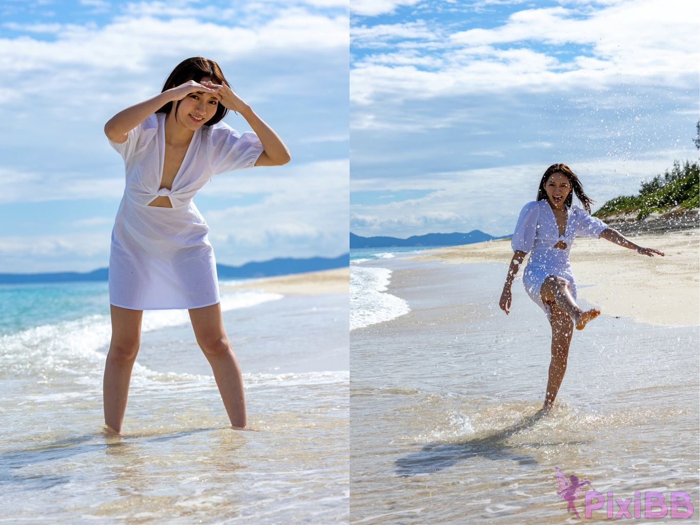 Japanese Idol Y uh Rukawa Yu Gravure photo book Embraced by the wind of beautiful waves PixiBB.COM 032