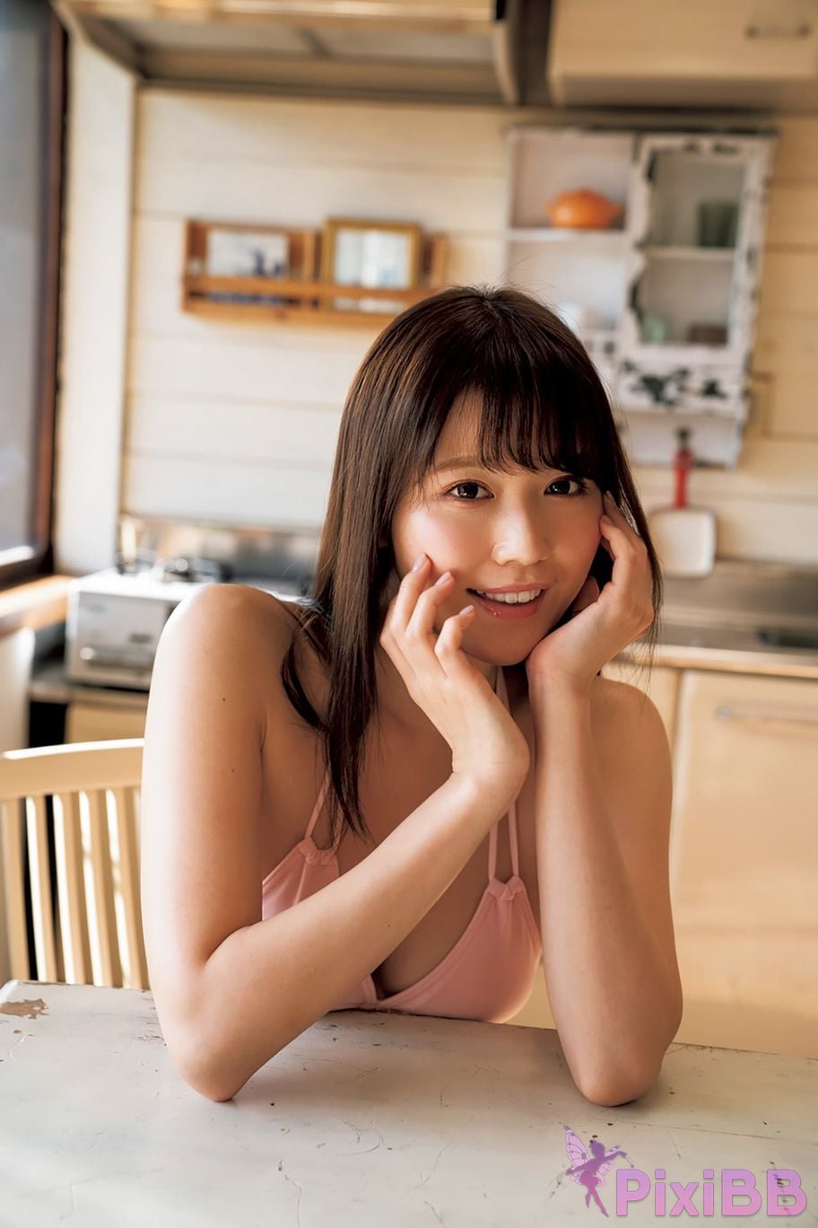 Japanese Idol Yuka Kohinata Asa Gei Secret digital photo book ideal girlfriend glasses girl bikini PixiBB.COM 005