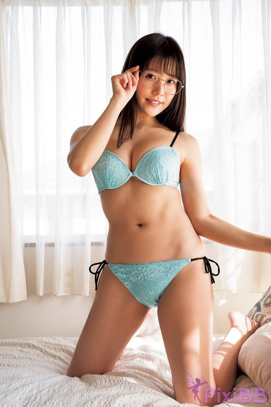 Japanese Idol Yuka Kohinata Asa Gei Secret digital photo book ideal girlfriend glasses girl bikini PixiBB.COM 027