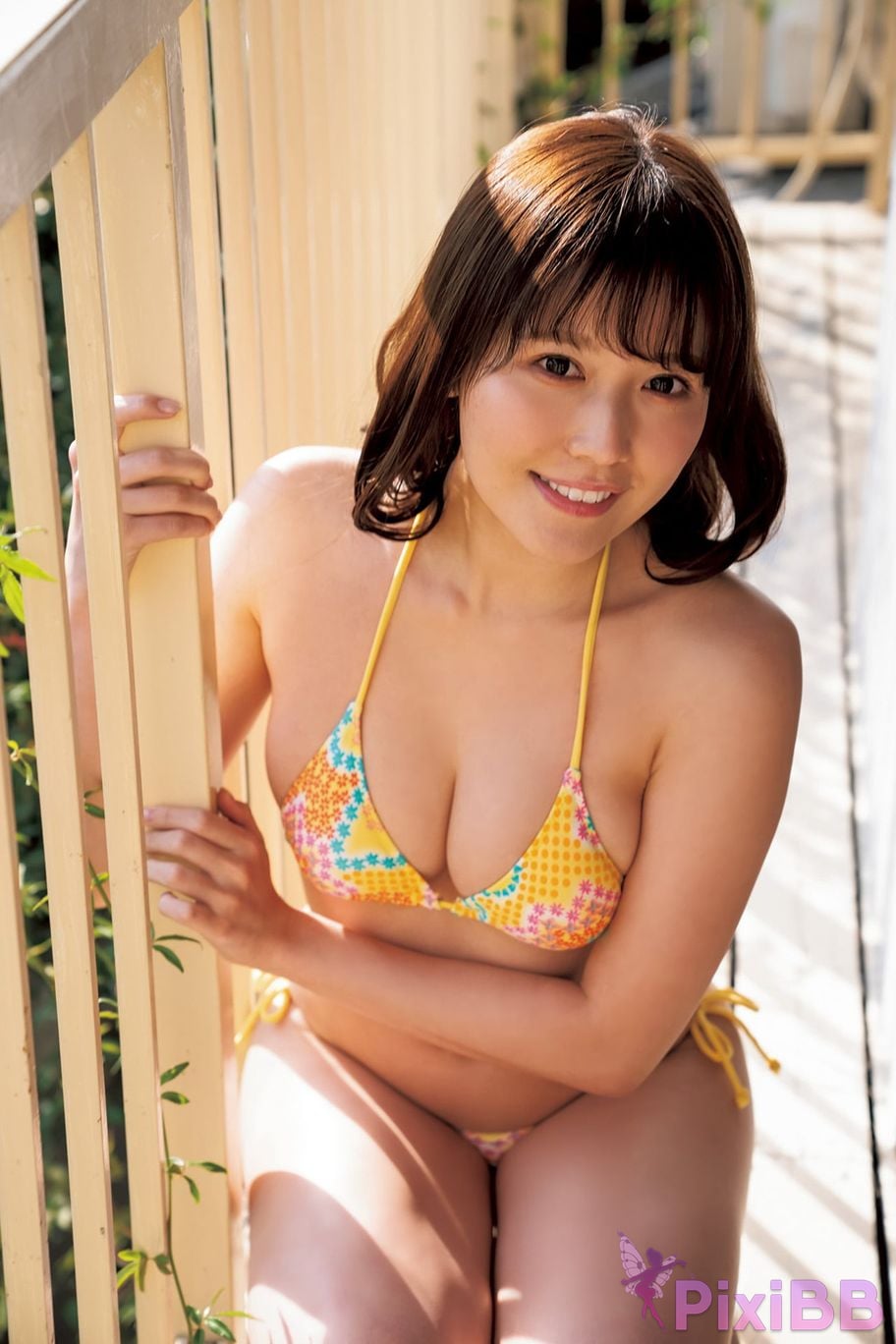 Japanese Idol Yuka Kohinata Asa Gei Secret digital photo book ideal girlfriend glasses girl bikini PixiBB.COM 038