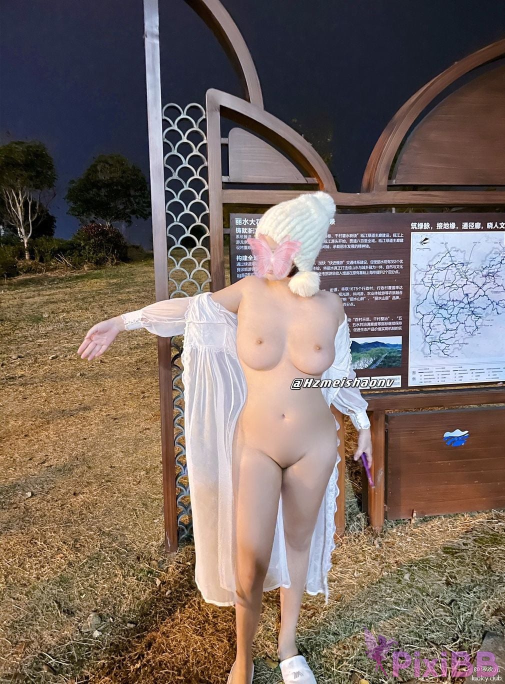 OtherXXX Hzmeishaonv beauty goddess Perfect body exposed outdoors PixiBB.COM 381