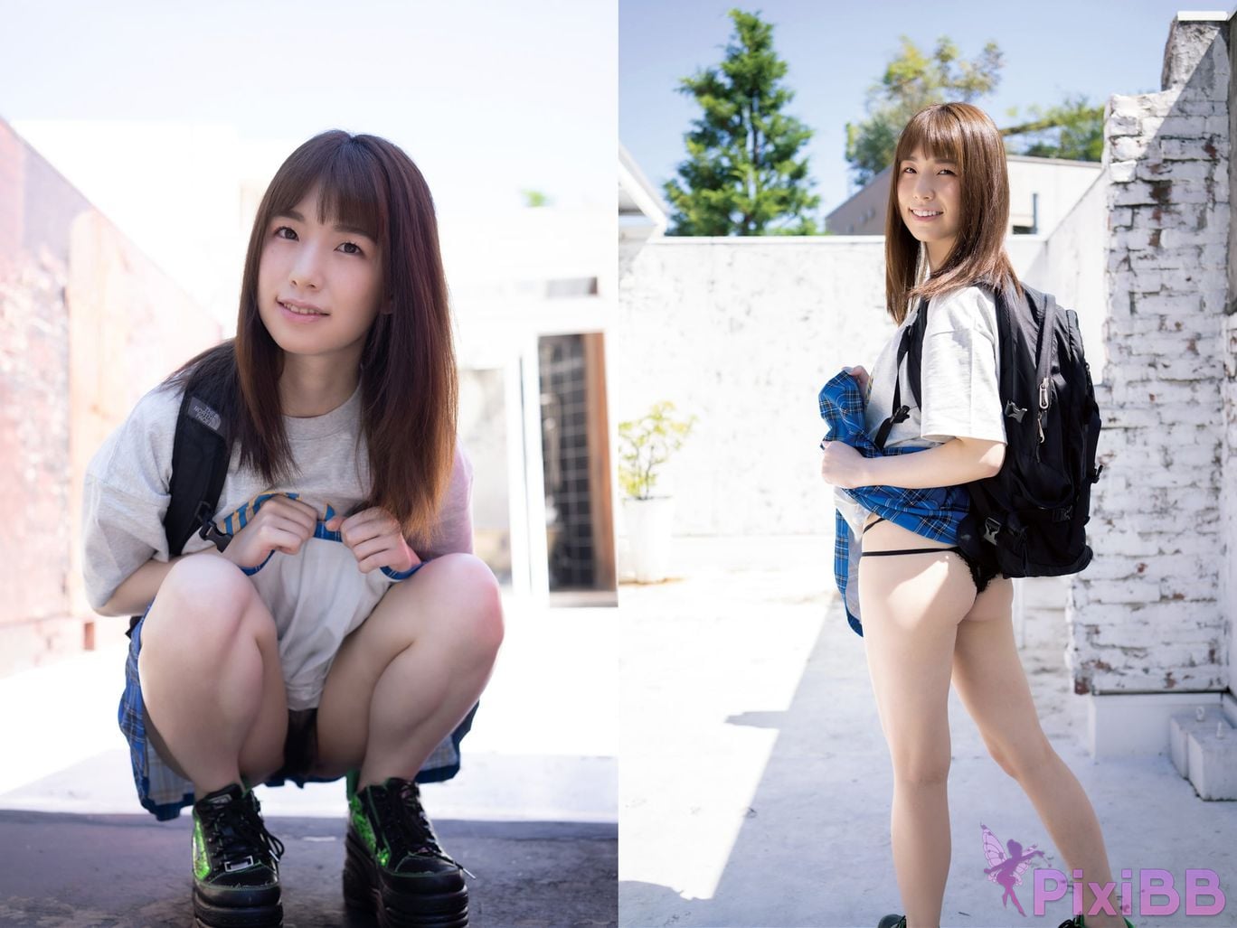 Japanese Idol Mai Kagari Flower picking Asa Gei SEXY Actress photo collection Erotic study session PixiBB.COM 003