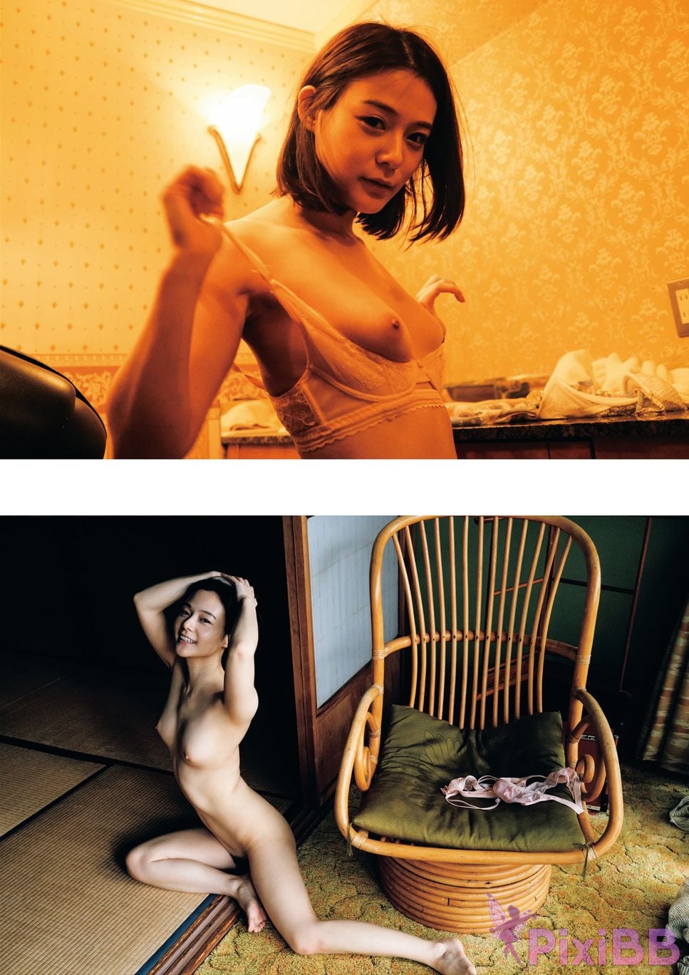 Japanese Idol Nene Yoshitaka Asa Gei SEXY Actress photo collection secret meeting PixiBB.COM 048