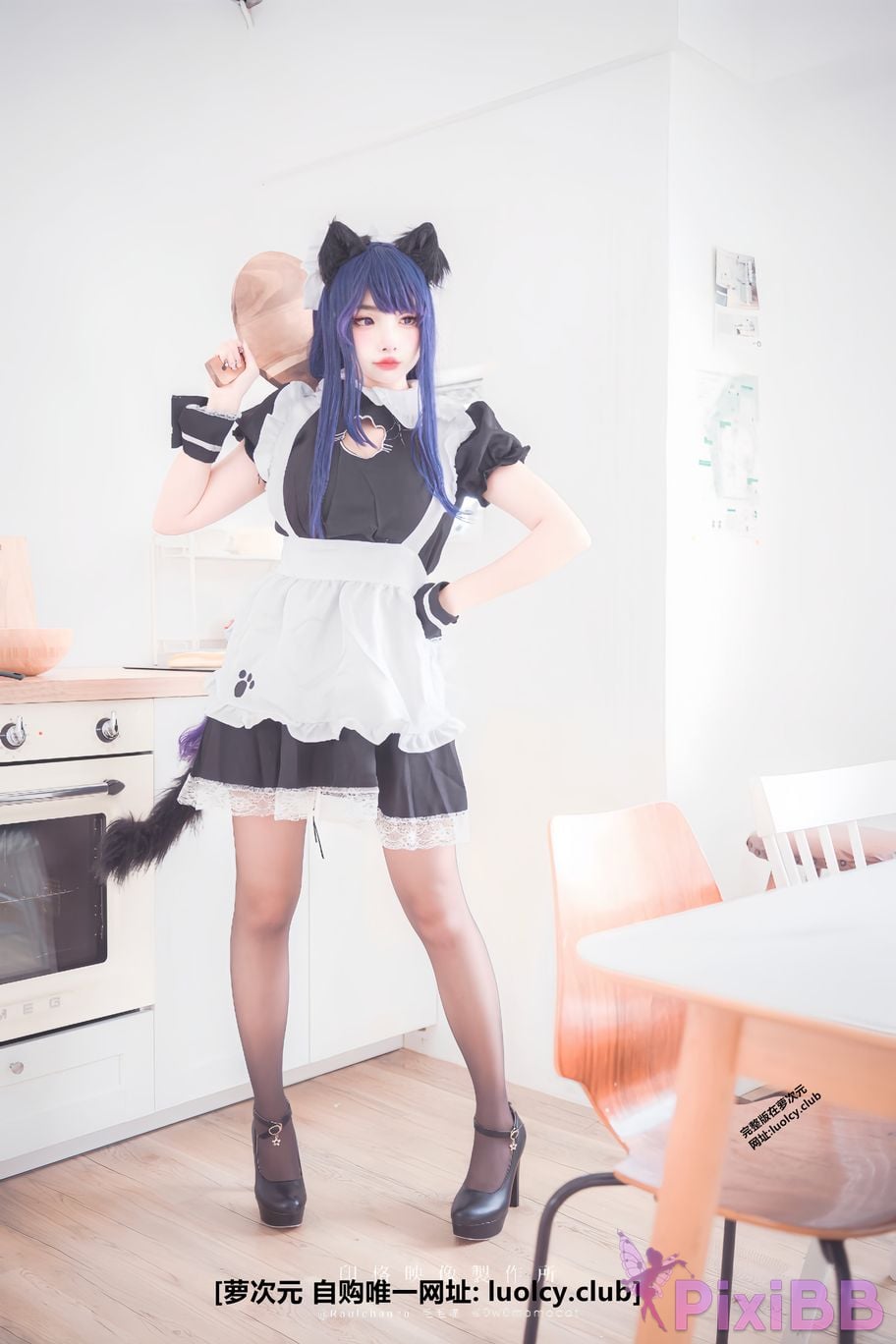 Cosplayer Mumu Momo 8K Raiden jiang jun da ren de hei an liao li PixiBB.COM 023