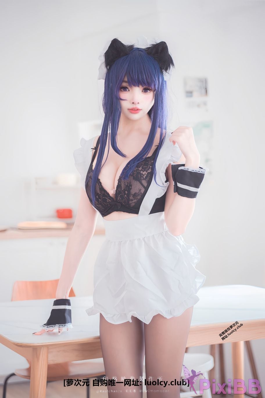 Cosplayer Mumu Momo 8K Raiden jiang jun da ren de hei an liao li PixiBB.COM 033