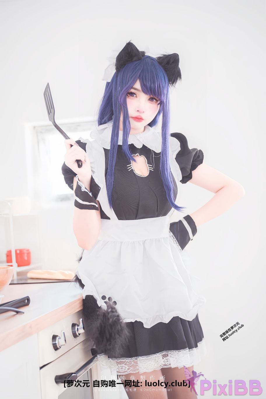 Cosplayer Mumu Momo 8K Raiden jiang jun da ren de hei an liao li PixiBB.COM 034